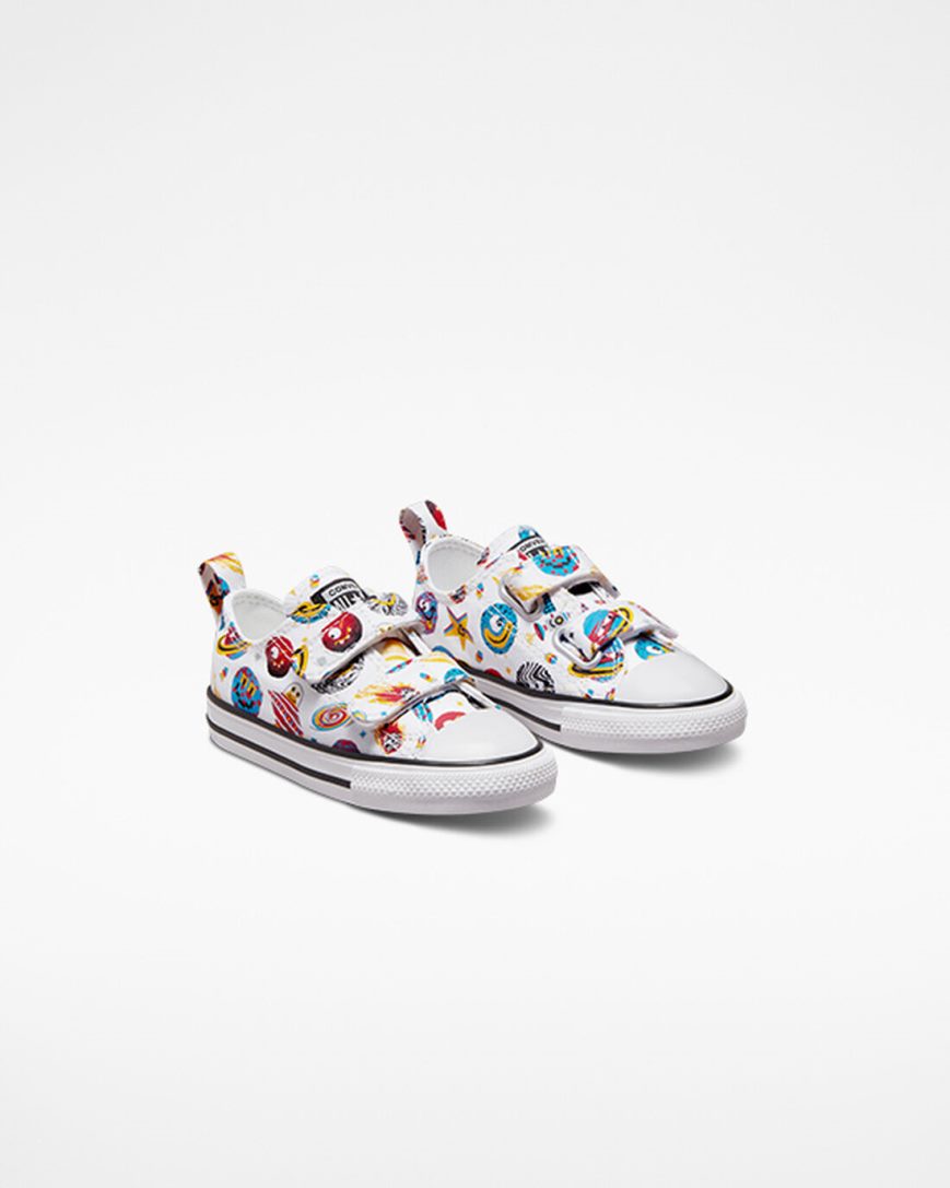 Zapatillas Bajas Converse Chuck Taylor All Star Easy-On Space Cruiser Niña Blancas Rojas | PE E8PW74